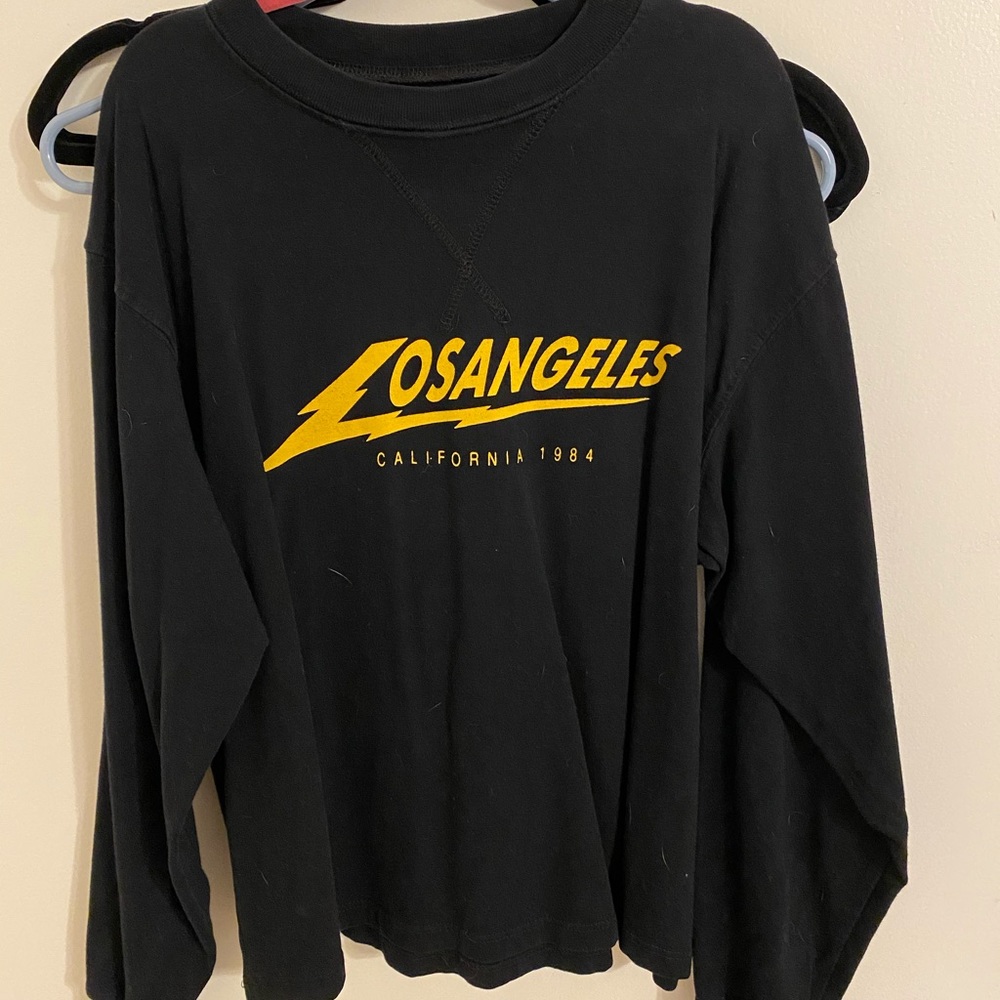 Brandy Melville, long sleeve, cute trendy , black